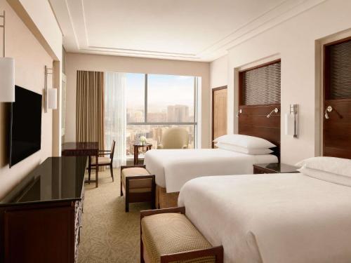 Habitación Doble Fairmont con vistas a la ciudad - 2 camas del hotel Fairmont Makkah Clock Royal Tower. Foto 10