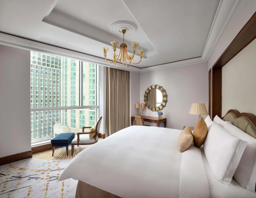 Suite Superior 1 habitación Vista ciudad Con Vistas 1 Cama doble del hotel Raffles Makkah Palace
