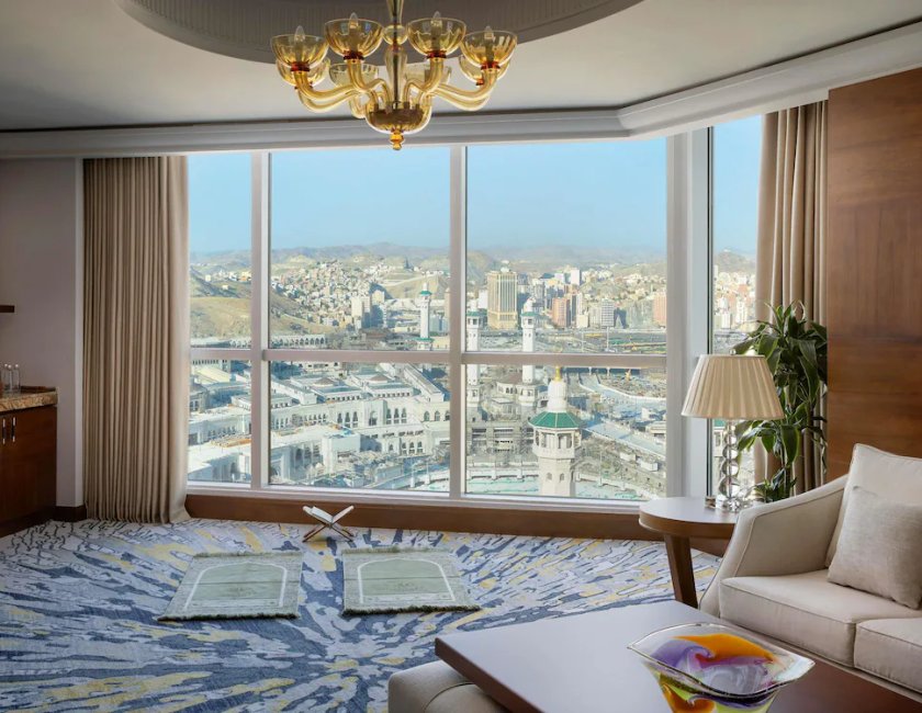 Suite 1 Cama king 2 habitaciones Royal Con Vistas del hotel Raffles Makkah Palace. Foto 2