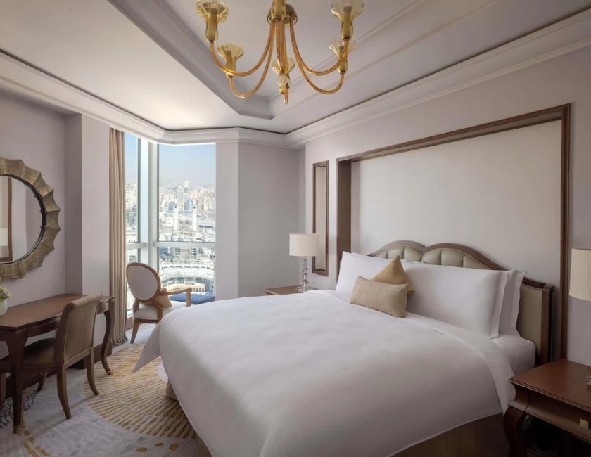Suite Lujo 1 habitación Con Vistas 1 Cama doble Normal del hotel Raffles Makkah Palace