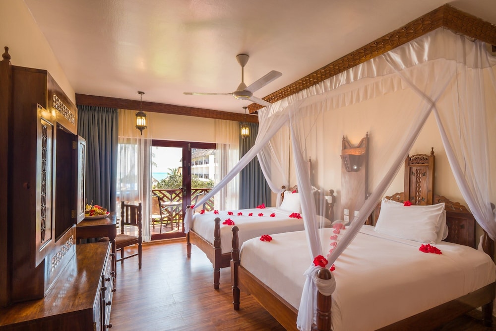 Habitación, 2 camas individuales, vistas parciales al mar (Balcony) del hotel Turaco Nungwi Resort, a Tribute Portfolio. Foto 1