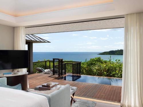 Villa Doble con piscina y vistas al mar - 2 camas del hotel Raffles Seychelles. Foto 2