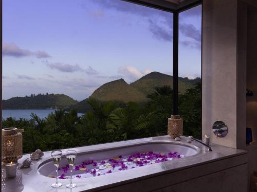 Villa Doble con piscina y vistas al mar - 2 camas del hotel Raffles Seychelles. Foto 3