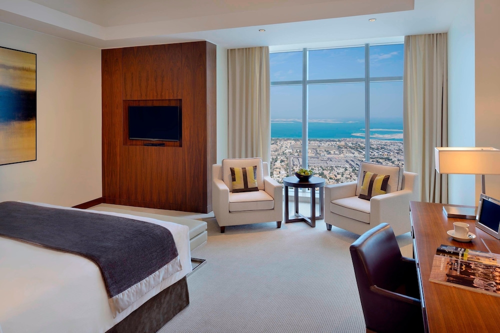 Habitación Deluxe, 1 cama de matrimonio grande del hotel Jw Marriott Marquis Dubai. Foto 1