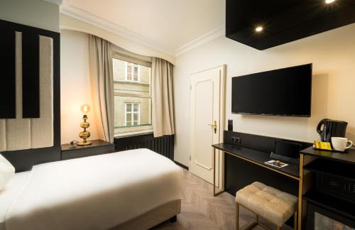 Habitación Individual Estándar del hotel Elaya Vienna City Center. Foto 1