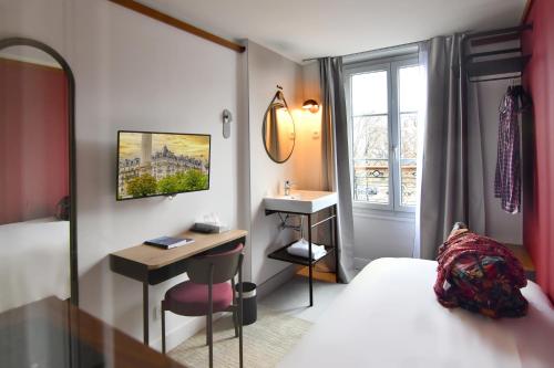 Habitación Individual Económica del hotel AGATE. Foto 2