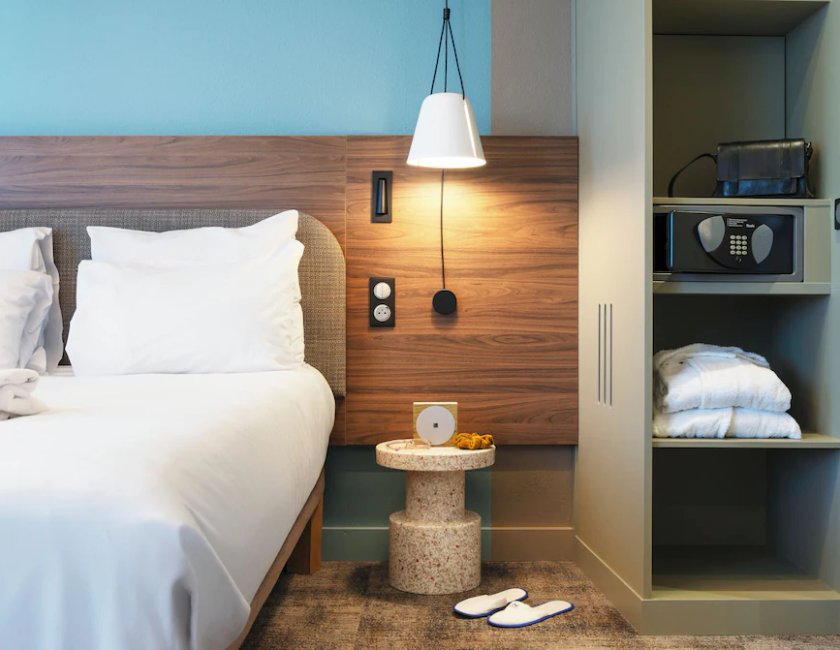 Suite 1 Cama king Business Sofá Cama incluido kitchenette del hotel Novotel Suites Nancy Centre. Foto 1