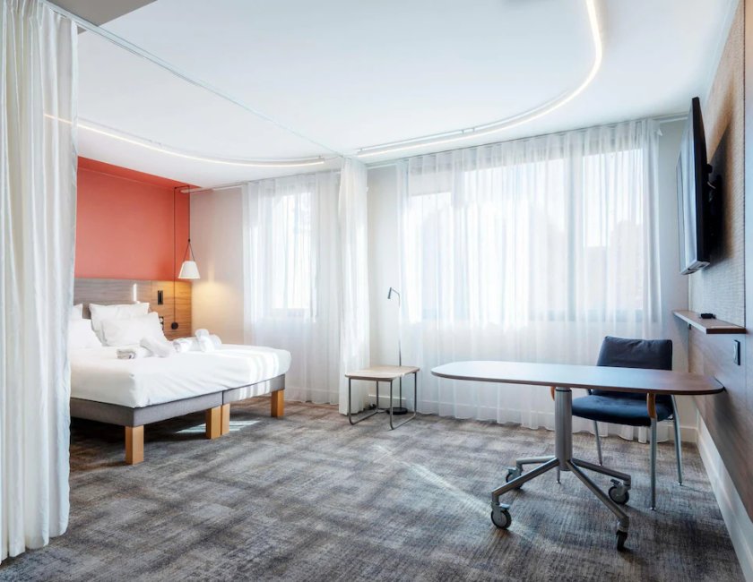 Suite Superior 1 Cama doble kitchenette del hotel Novotel Suites Nancy Centre. Foto 1