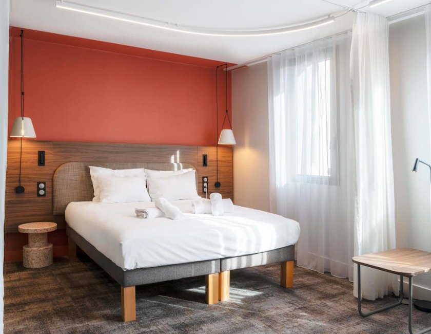 Suite Superior 1 Cama doble kitchenette del hotel Novotel Suites Nancy Centre. Foto 3