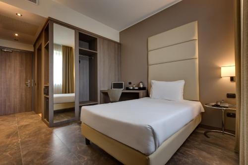 Habitación Individual del hotel Klima Milano Fiere