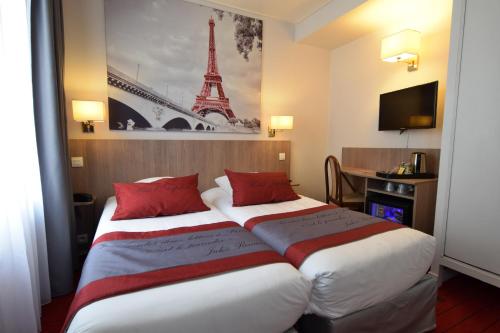 Habitación Doble - 2 camas del hotel Saphir Grenelle. Foto 4