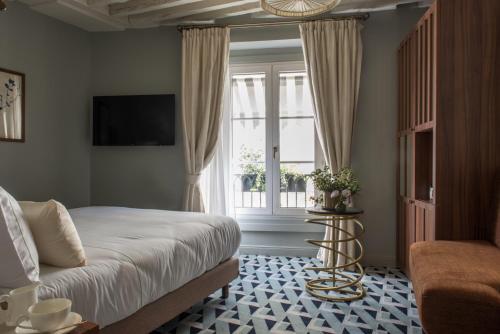 Habitación Superior - 1 cama grande del hotel Saint Germain Des Pres. Foto 3