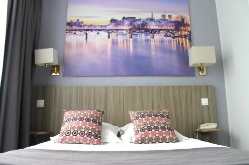 Habitación Doble del hotel Avia Saphir Montparnasse. Foto 4