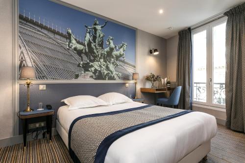 Habitación Doble del hotel Saint Christophe. Foto 13