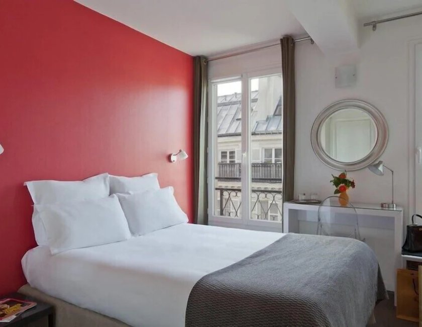 Habitación estándar doble del hotel Marais de Launay