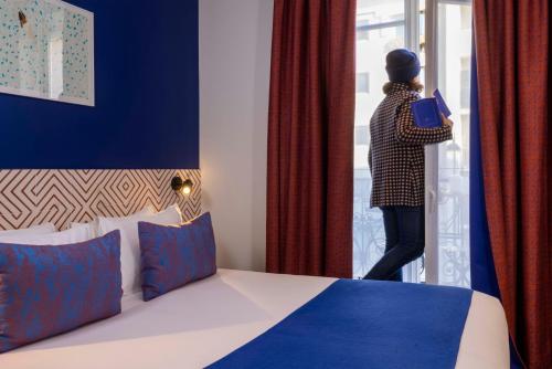 Habitación Doble Labyrinthe Estándar del hotel Paris Art Quartier Latin By Malone. Foto 15