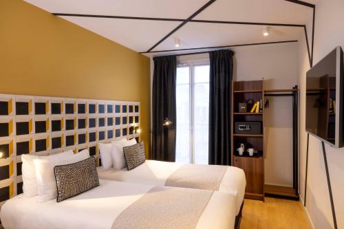 Habitación Doble Cubik Superior del hotel Paris Art Quartier Latin By Malone. Foto 16