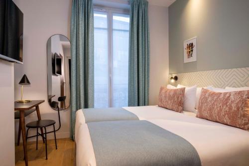 2 Habitaciones Dobles Comunicadas del hotel Paris Art Quartier Latin By Malone. Foto 10