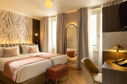 Habitación Doble Confort para no fumadores - 2 camas del hotel BEST WESTERN AU TROCADERO. Foto 1