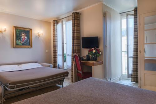 Habitación cuádruple del hotel Albe Bastille. Foto 1