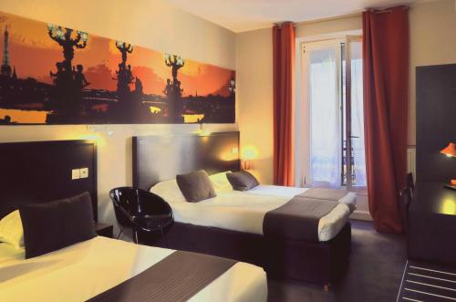 Habitación Familiar del hotel Odessa Montparnasse