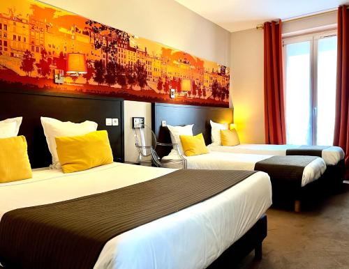 Habitación Familiar del hotel Odessa Montparnasse. Foto 1