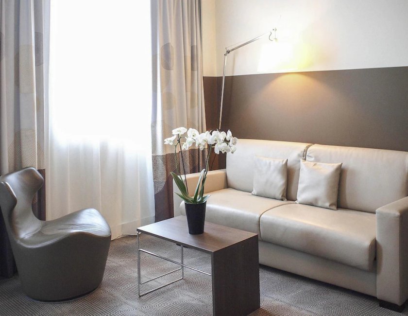 Suite, 1 cama doble con sofá cama del hotel Novotel Spa Rennes Centre Gare