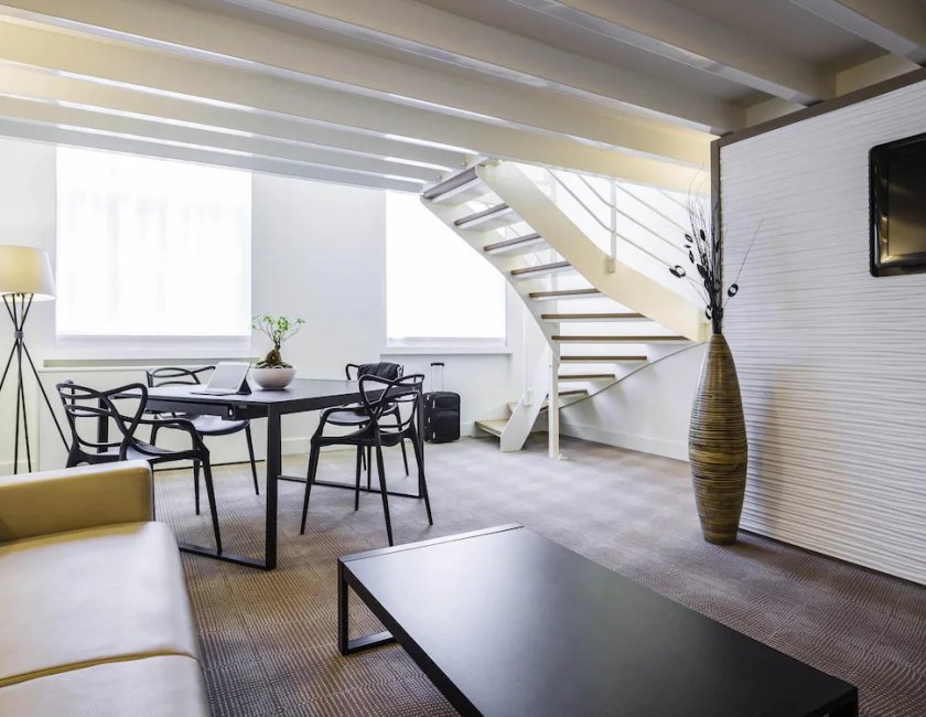 Suite, 1 cama doble (Duplex) del hotel Novotel Spa Rennes Centre Gare. Foto 3