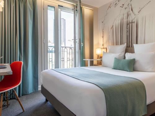 Habitación Doble Clásica del hotel Mercure Paris Montparnasse Raspail. Foto 7
