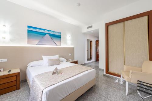 Habitación Doble adaptada para personas con movilidad reducida del hotel Plaza Del Castillo. Foto 5