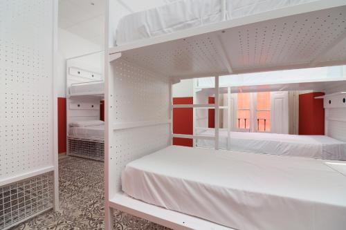 Cama en habitación compartida femenina de 8 camas del hotel Feel s City Center. Foto 1