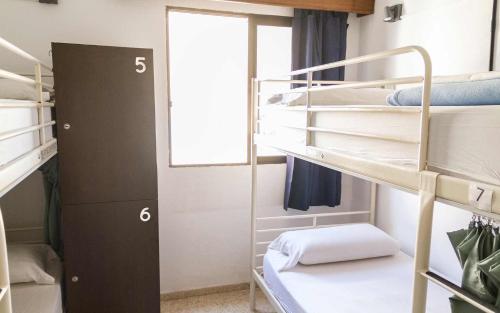 Cama en habitación compartida mixta de 8 camas del hotel Casa Grande Surf. Foto 1