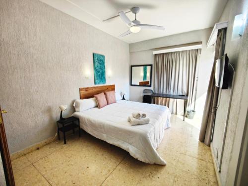 Estudio Balcón o Terraza 1 Cama doble kitchenette del hotel Don Cándido