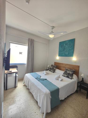 Habitación doble Vista Jardin 1 Cama doble del hotel Don Cándido. Foto 1