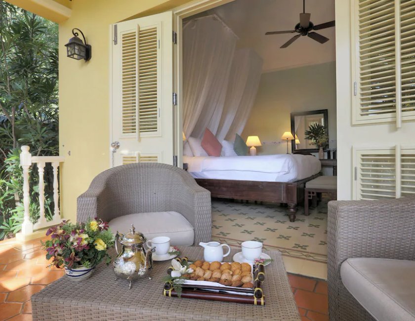 Villa Vista Jardín Balcón o Terraza Con Vistas 1 Cama doble del hotel La Veranda Resort Phu Quoc - Mgallery. Foto 5