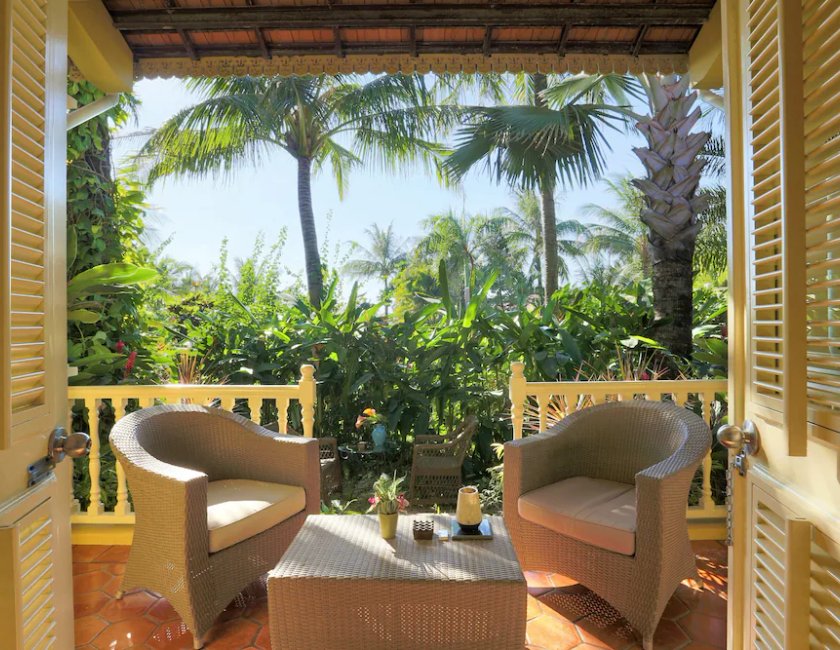 Villa Vista Jardín Balcón o Terraza Con Vistas 1 Cama doble del hotel La Veranda Resort Phu Quoc - Mgallery. Foto 7