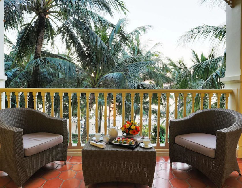 Habitación doble Vista Mar Balcón o Terraza 1 Cama king Premier Con Vistas del hotel La Veranda Resort Phu Quoc - Mgallery. Foto 2