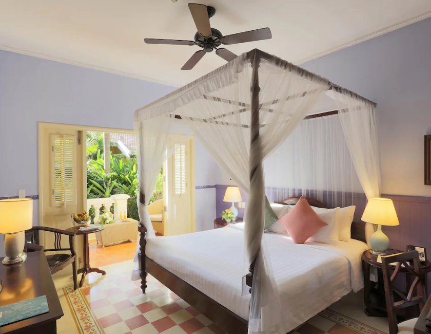 Habitación doble Vista Jardín Balcón o Terraza 1 Cama doble del hotel La Veranda Resort Phu Quoc - Mgallery. Foto 2