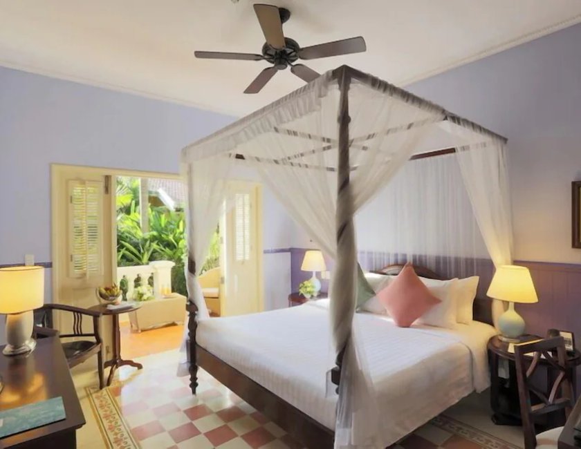 Habitación doble Vista Jardín Balcón o Terraza 1 Cama doble del hotel La Veranda Resort Phu Quoc - Mgallery. Foto 5