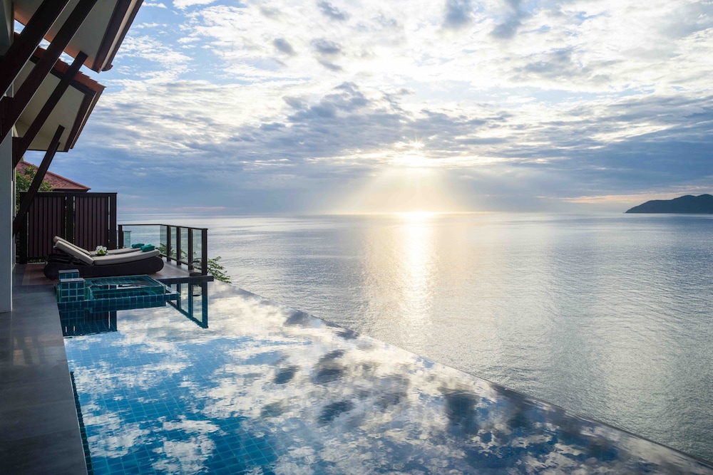 Three Bedroom Oceanview Pool Villa del hotel Banyan Tree Lang Co