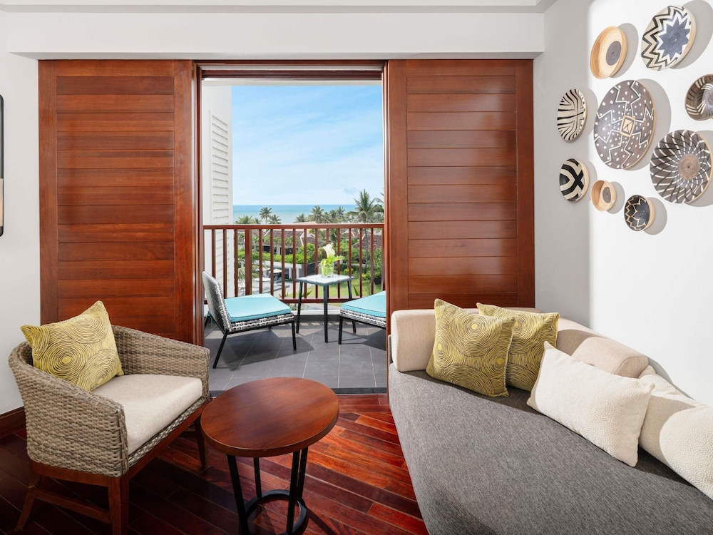 Deluxe 2 Camas Individuales con Vista Parcial al Océano del hotel Pullman Danang Beach Resort. Foto 4