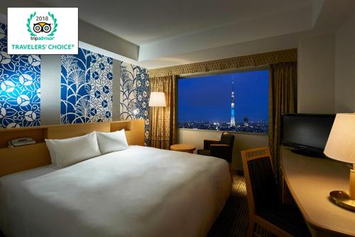 Habitación Doble Superior con vistas a la Tokyo Skytree - No fumadores del hotel Tobu Levant Tokyo. Foto 3