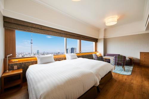 Habitación Deluxe con vistas al Tokyo Sky Tree - 2 camas individuales del hotel Tobu Levant Tokyo