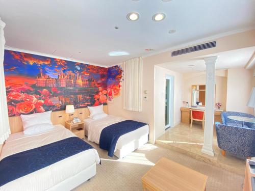 Habitación Doble de lujo - No fumadores - 2 camas del hotel Rose Garden Shinjuku