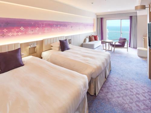 Habitación Doble Deluxe Nikko con vistas a la bahía - 2 camas individuales - Plantas 11 - 12 - No fumadores - Acceso al salón del hotel Grand Nikko Tokyo Bay Maihama. Foto 7