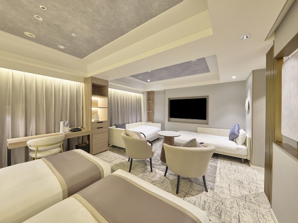 Habitación Deluxe con 2 camas individuales, no fumadores (40sqm, separate bath and toilet) del hotel Villa Fontaine Grand Tokyo - Roppongi. Foto 1