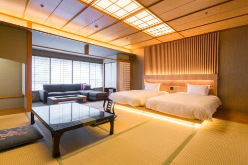 Habitación doble Vista Rio Baño compartido Japonesa del hotel Kajikaso