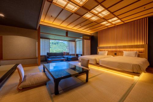 Habitación doble Vista Rio Baño compartido Japonesa del hotel Kajikaso. Foto 1