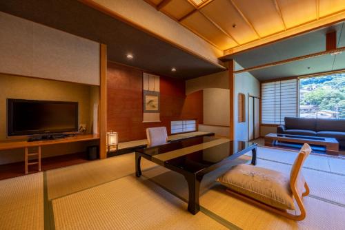 Habitación doble Vista Rio Baño compartido Japonesa del hotel Kajikaso. Foto 5