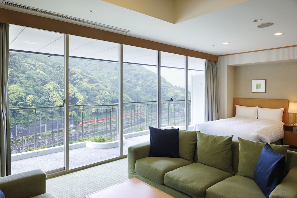 Habitación Deluxe con 2 camas individuales, no fumadores, vistas al río (Main Building) del hotel Yumoto Fujiya. Foto 10